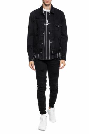 T-shirt with a velvet logo, zdjęcie 2 T-shirt with a velvet logo od Balmain